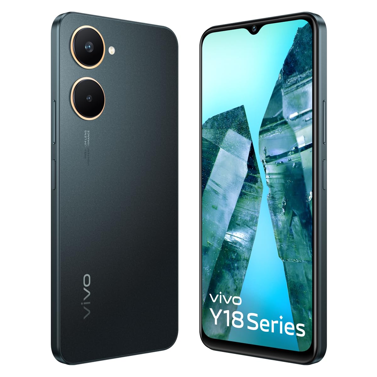 vivo Y18t (Space Black, 128 GB)  (4 GB RAM)