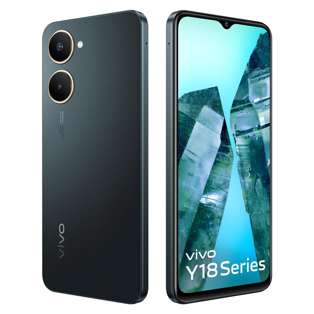 vivo Y18t (Space Black, 128 GB)  (4 GB RAM)
