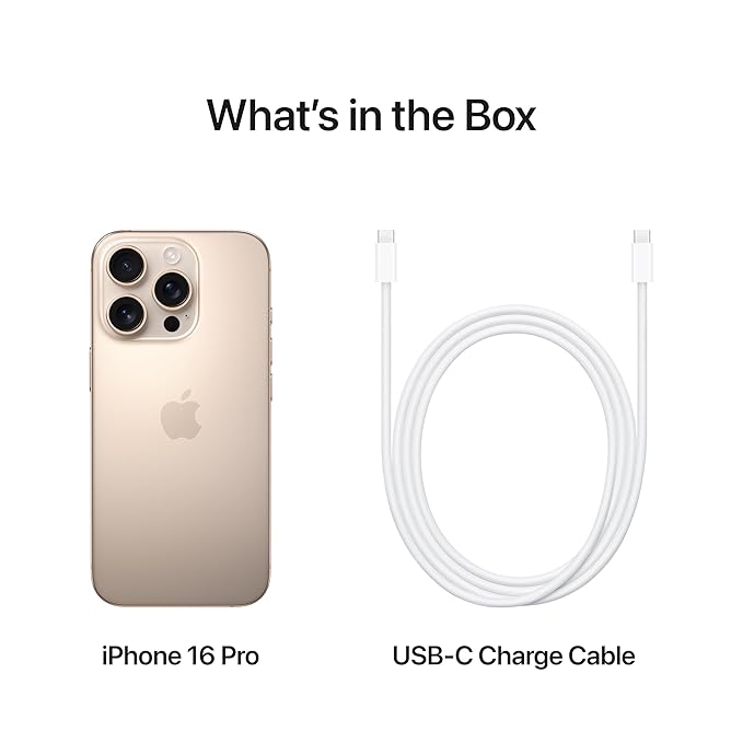 Apple iPhone 16 Pro (Desert Titanium, 256 GB)