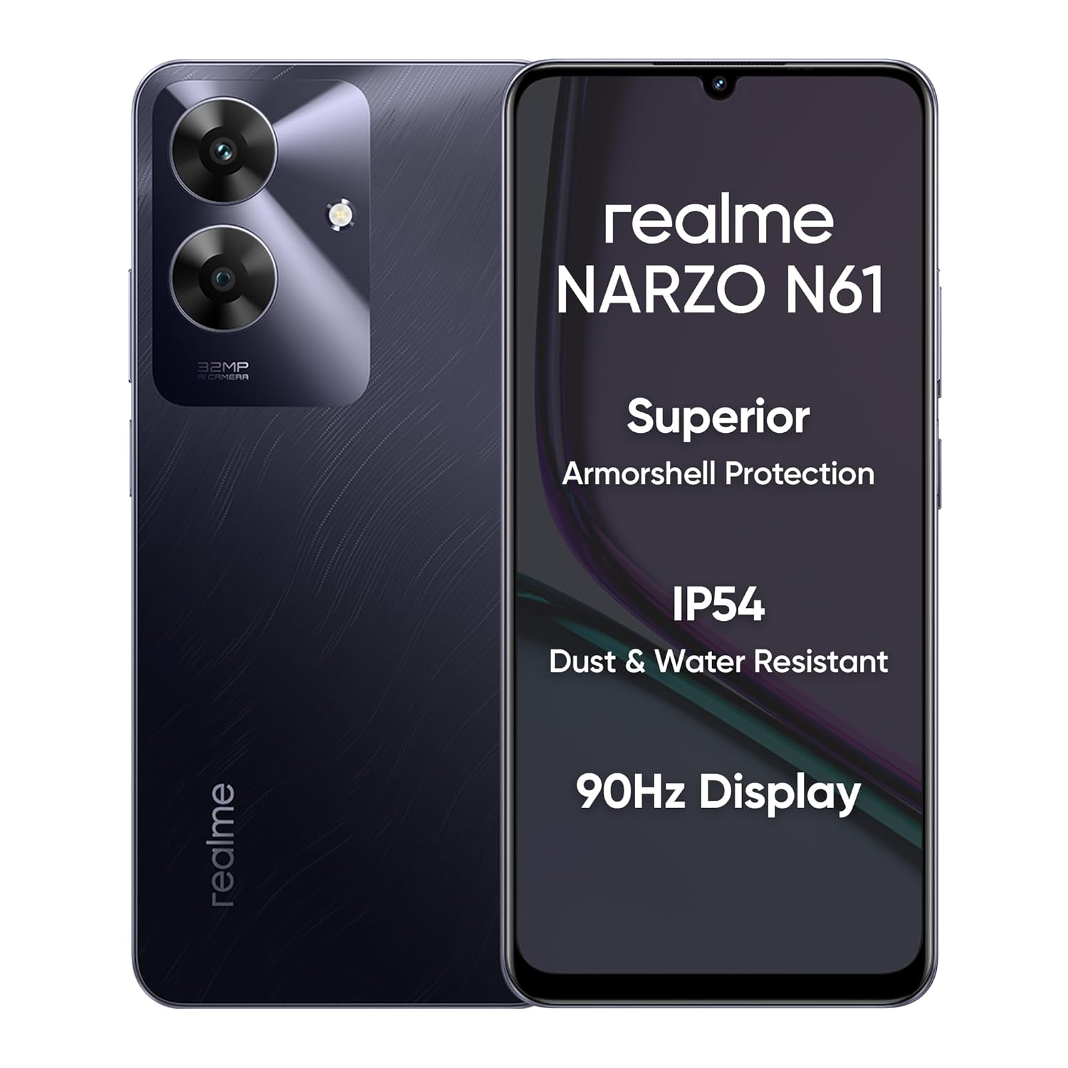 realme Narzo N61 (Marble Black, 64GB)  (4 GB RAM)