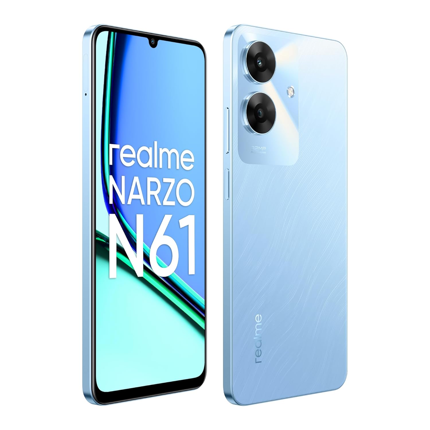 realme Narzo N61 (Voyage Blue, 128 GB)  (6 GB RAM)