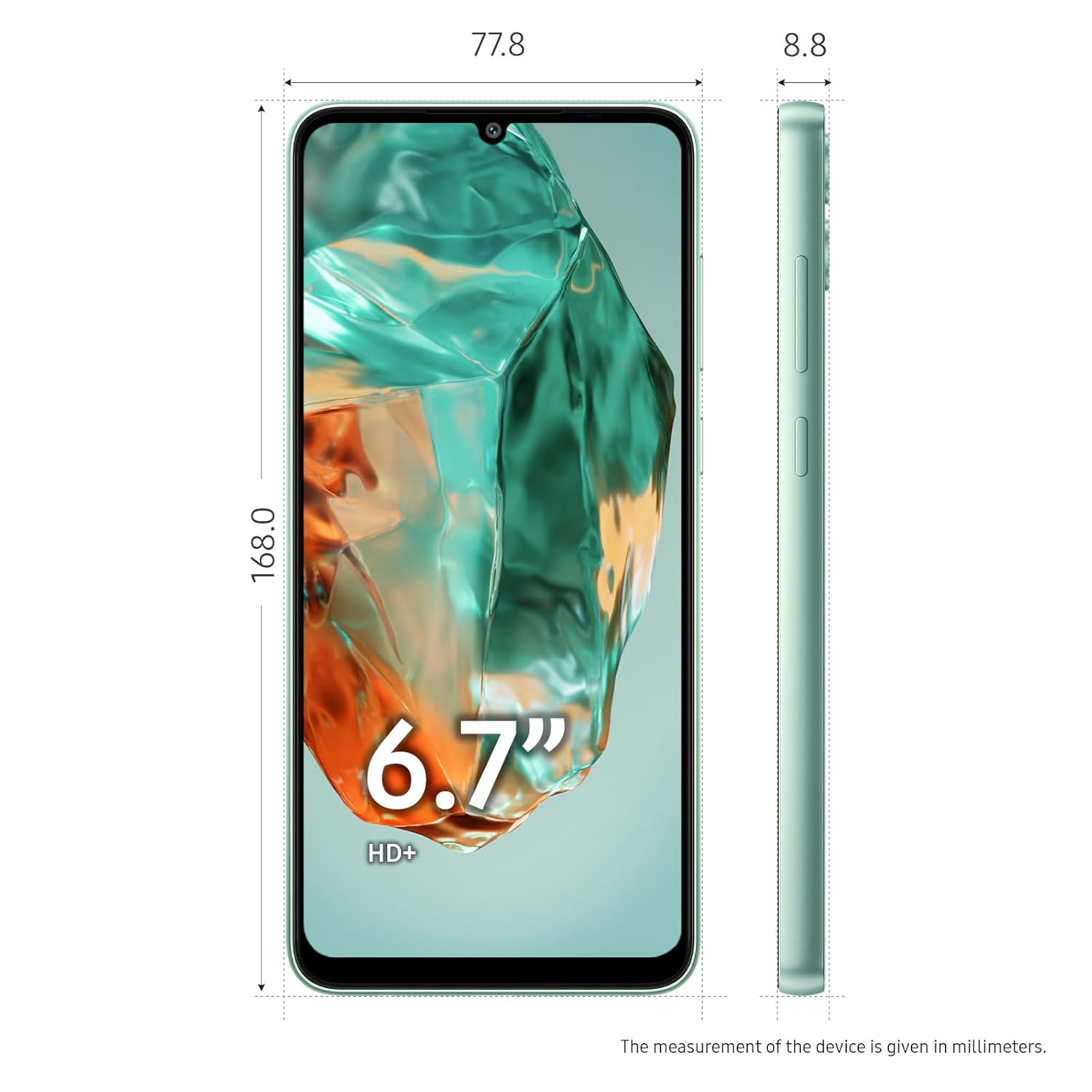 SAMSUNG M05 (Mint Green, 64 GB)  (4 GB RAM)