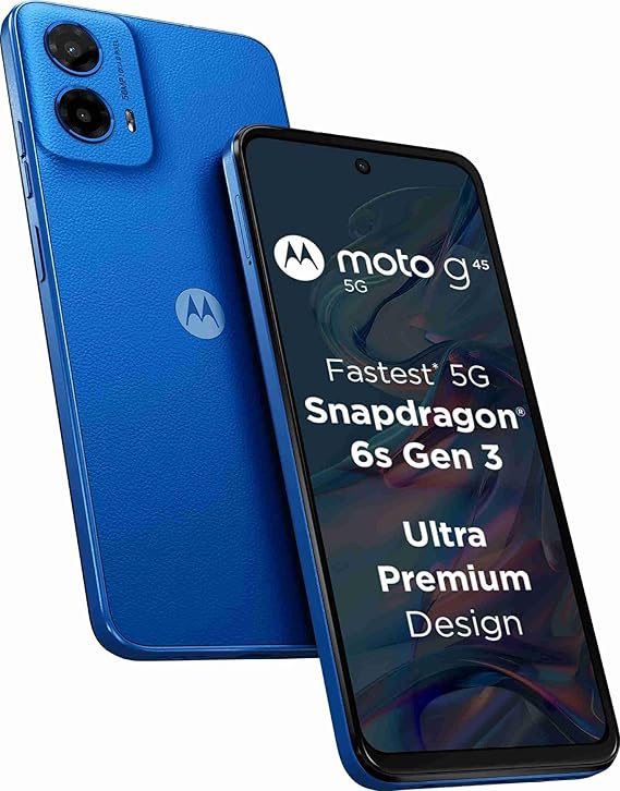 Motorola g45 5G (Brilliant Blue, 128 GB)  (4 GB RAM)