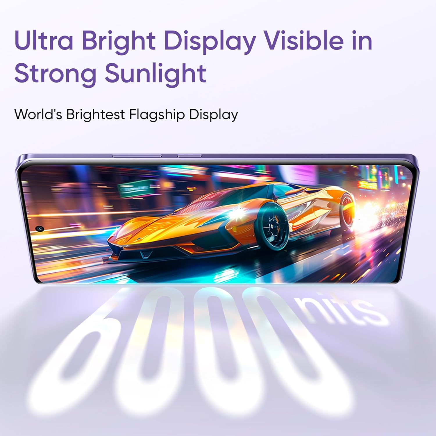 realme GT 6T 5G (Miracle Purple,8GB RAM+256GB Storage) 
