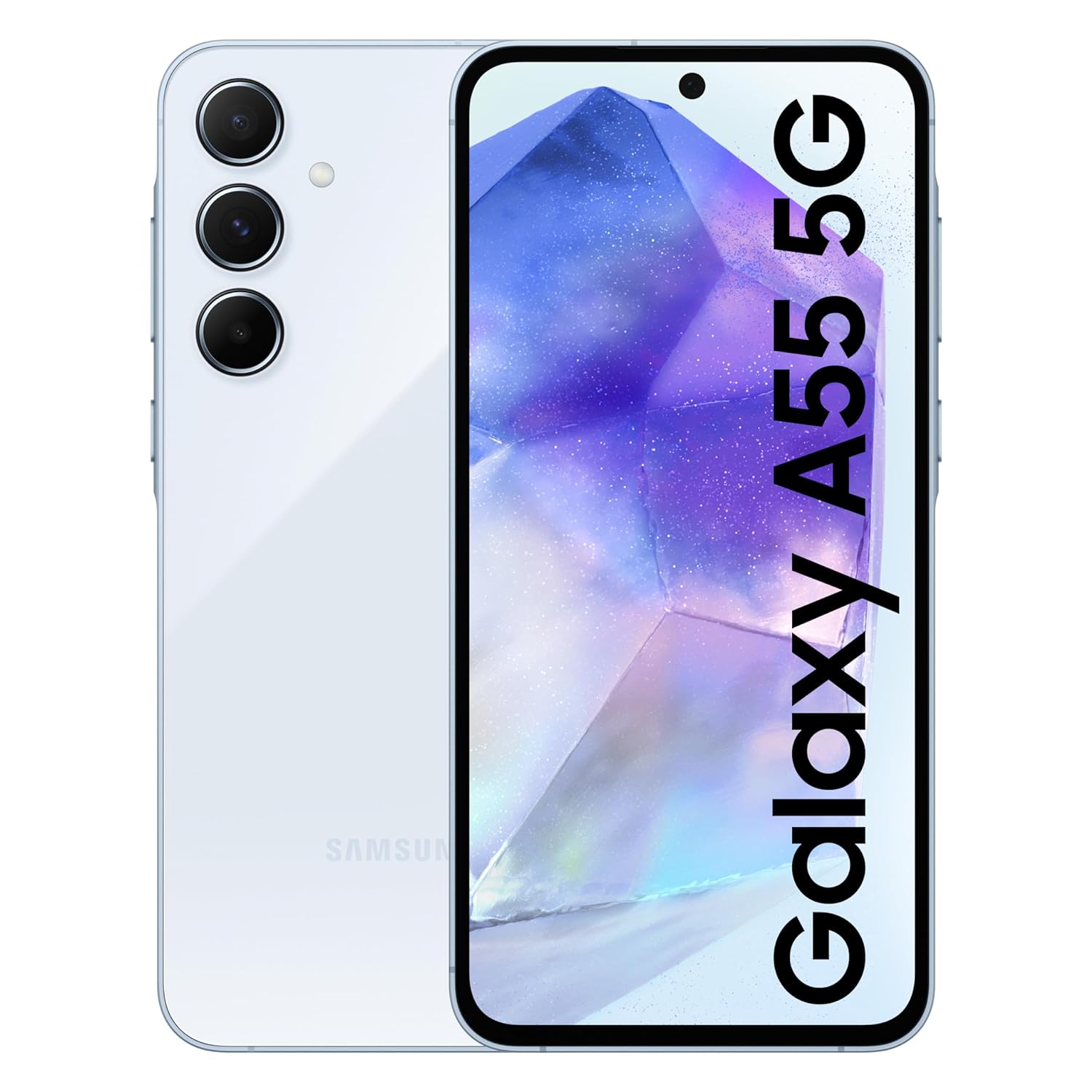 SAMSUNG Galaxy A55 5G (Awesome Iceblue, 256 GB)  (8 GB RAM)
