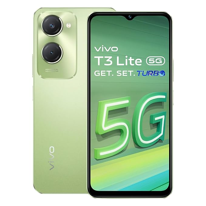 vivo T3 Lite 5G (Vibrant Green, 128 GB)  (4 GB RAM)