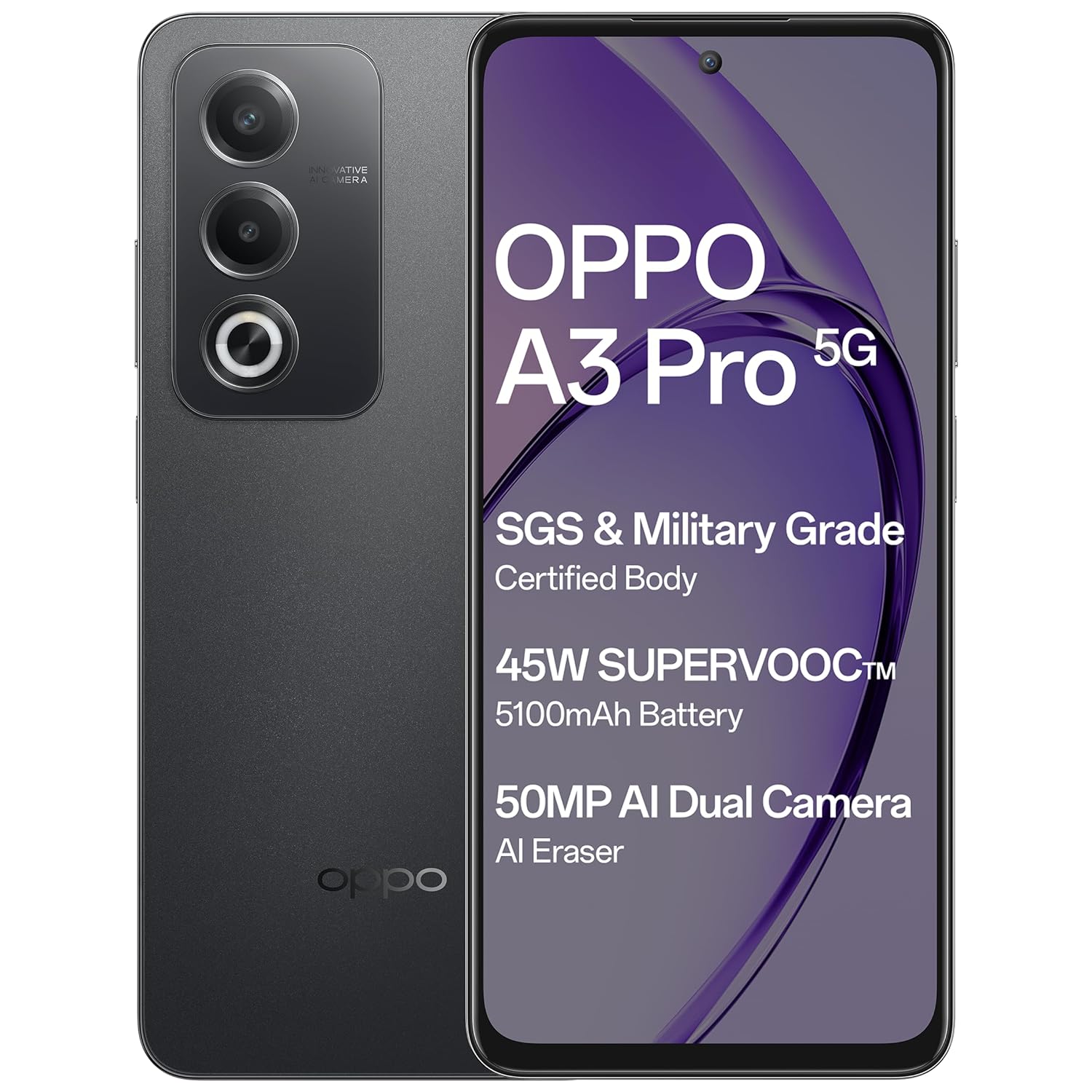 OPPO A3 Pro 5G (Starry Black, 128 GB) (8 GB RAM)