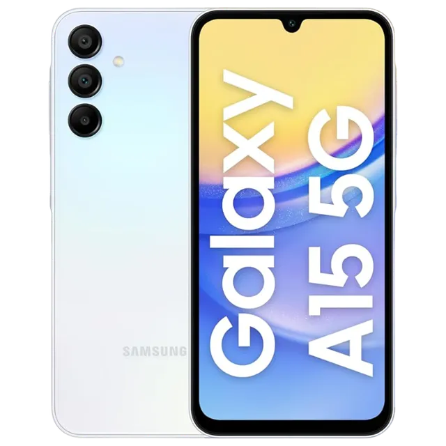 SAMSUNG Galaxy A15 5G (Light Blue, 128 GB)  (6 GB RAM)