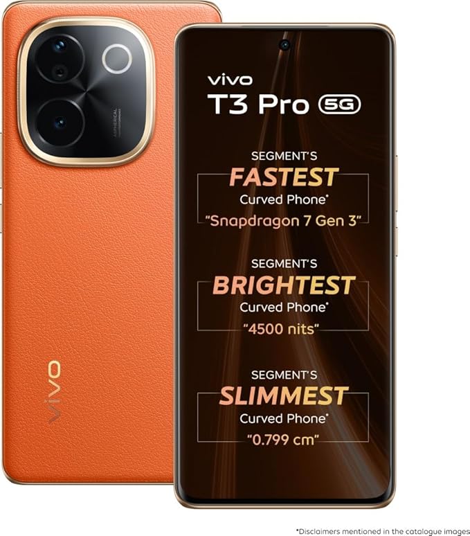 vivo T3 Pro 5G (Sandstone Orange, 256 GB)  (8 GB RAM)