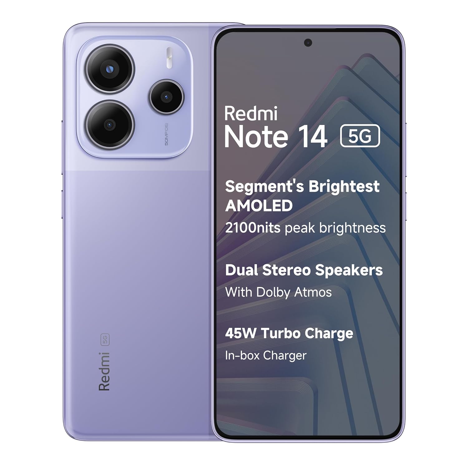 REDMI Note 14 5G (Phantom Purple, 128 GB) (6 GB RAM)