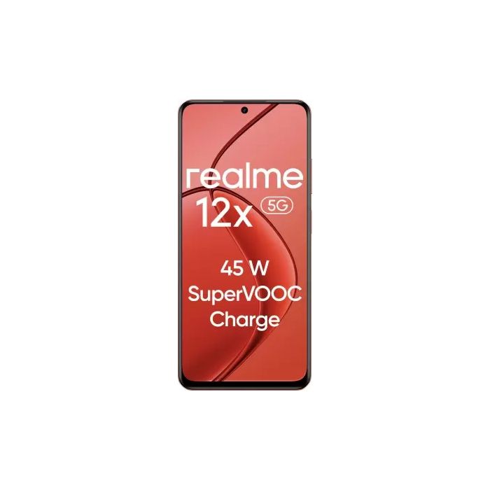 realme 12x 5G (Coral Red, 128 GB)  (4 GB RAM)