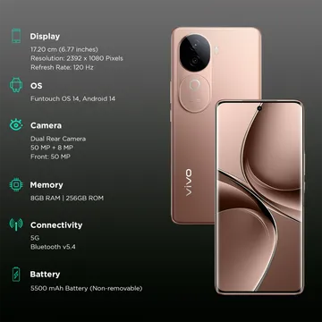vivo V40e 5G (Royal Bronze, 256 GB)  (8 GB RAM)