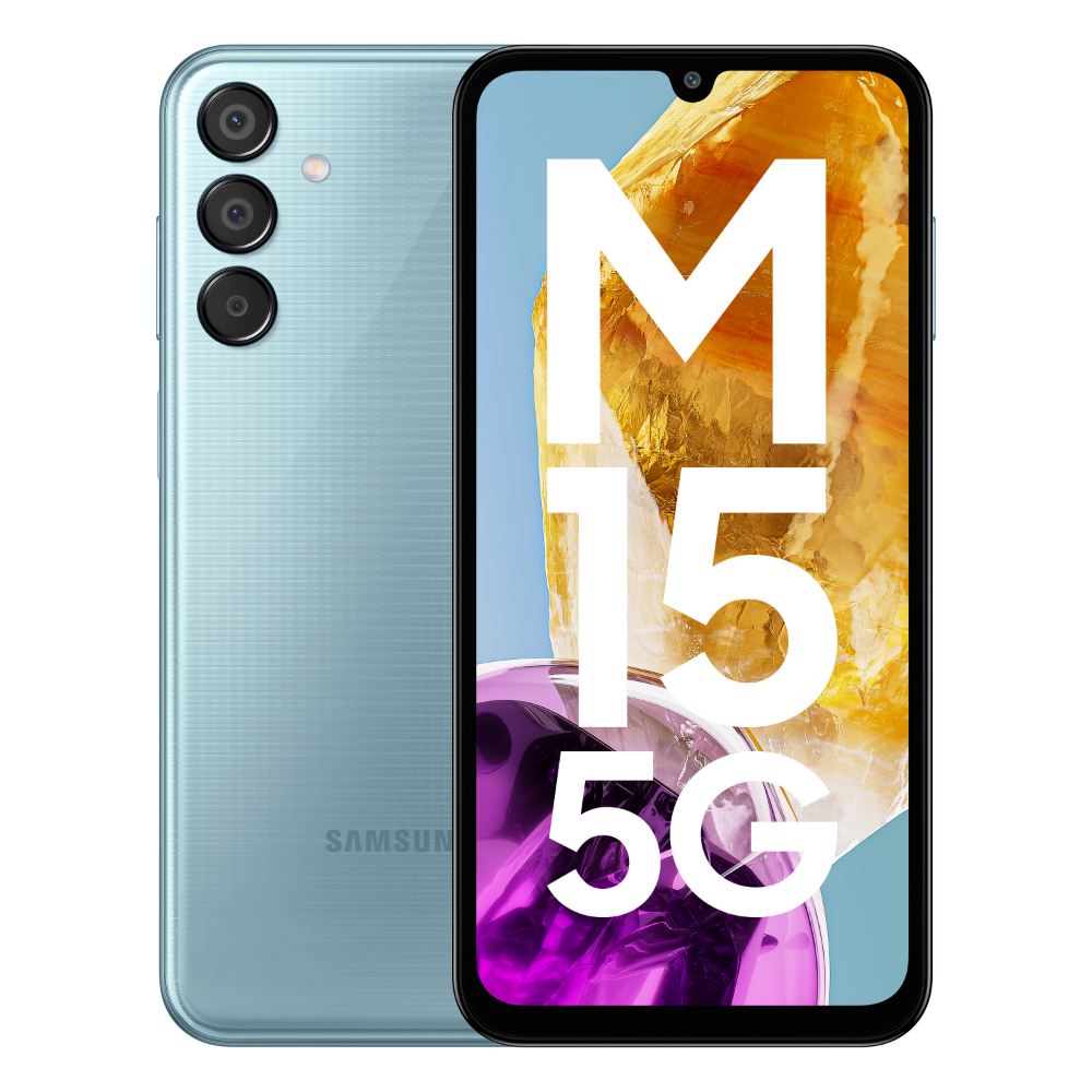 SAMSUNG M15 (Celestial Blue, 128 GB)  (4 GB RAM)