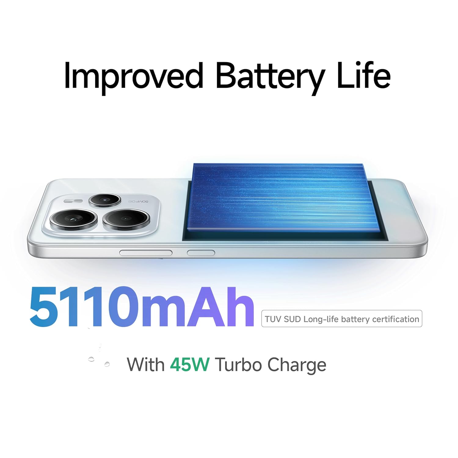 REDMI Note 14 5G (Mystique White, 256 GB)  (8 GB RAM)