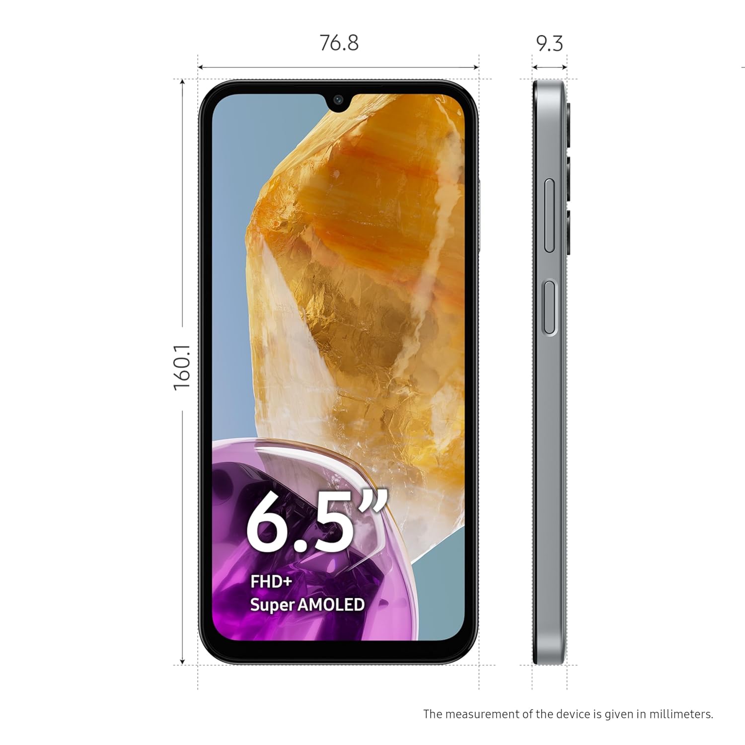 SAMSUNG M15 5G Prime Edition (Stone Grey, 128 GB)  (6 GB RAM)
