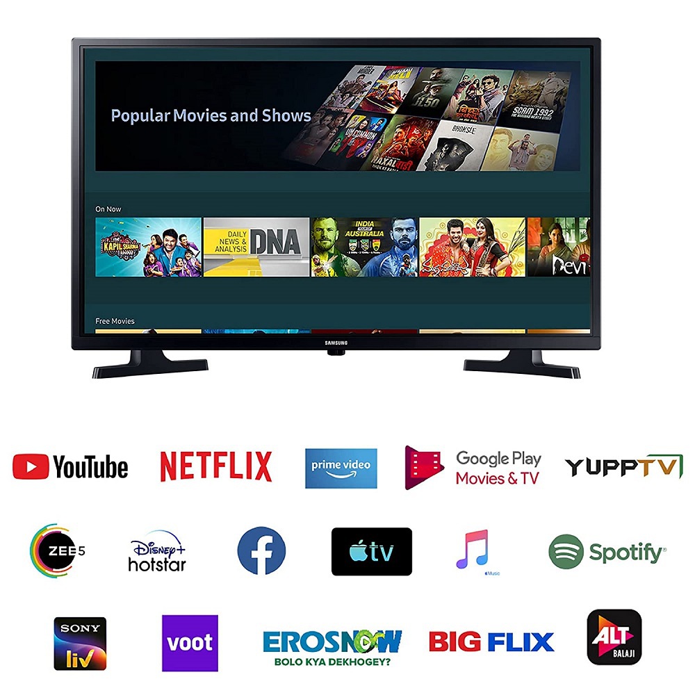 SAMSUNG 80 cm (32 inch) HD Ready LED Smart Tizen TV with SMART TV TIZEN HD  (UA32T4340AKXXL / UA32T4340BKXXL)