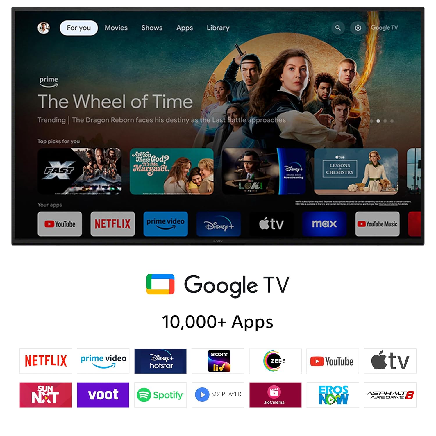 SONY Bravia 2 138.8 cm (55 inch) Ultra HD (4K) LED Smart Google TV 2024 Edition with Feature for PlayStation 5  (K-55S25B)