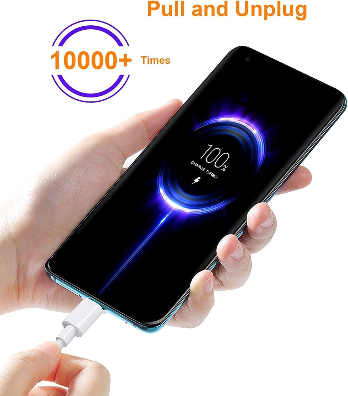 Realme New 65W Supervooc Usb Type C Charging Data Cable for Realme 12 pro plus/11 pro/11/10/9/9i/Narzo 60 Pro/60/50/50 pro/30 Support 67W Superdart and 33W Dart Also Quick Mobile Charge, White