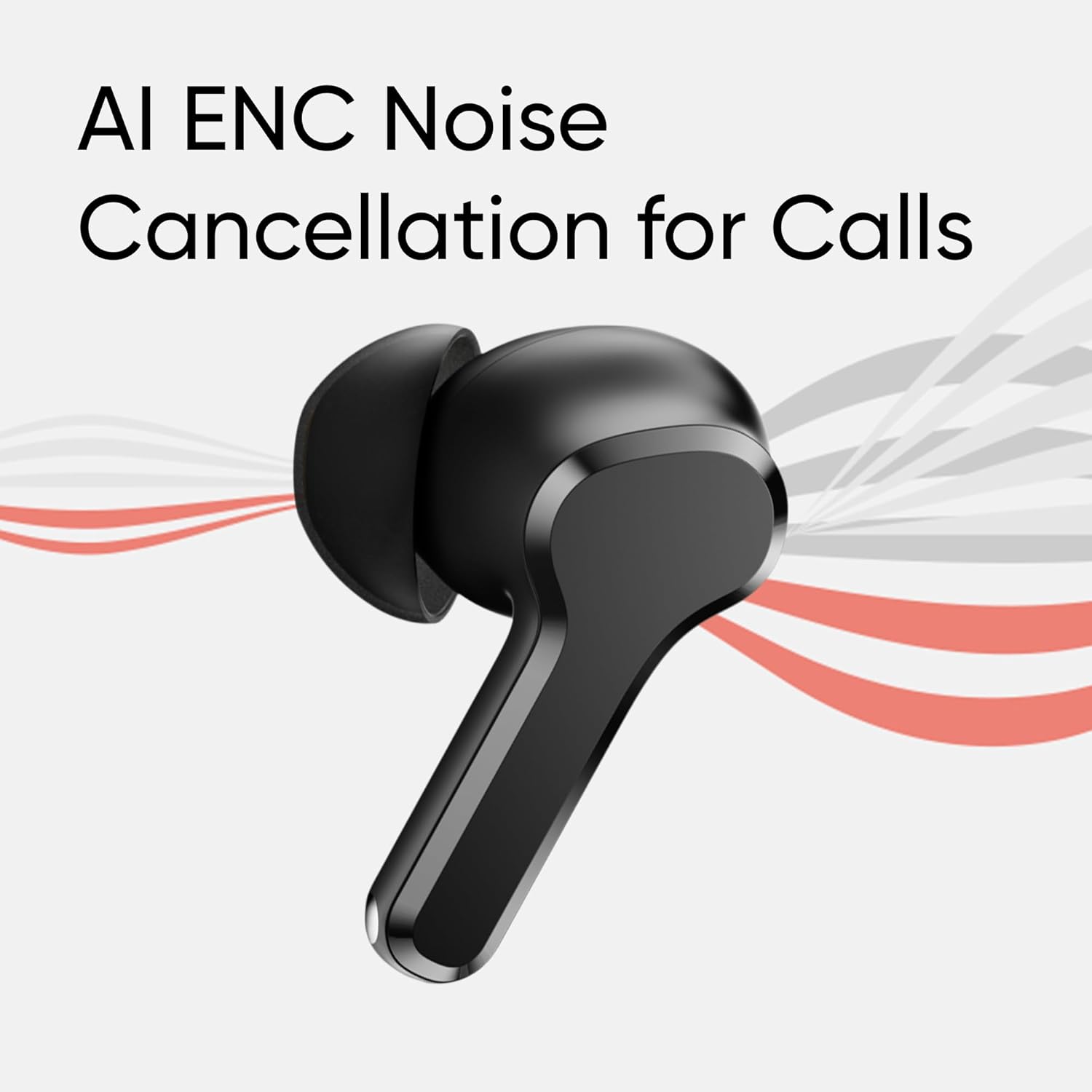 realme Buds T110 with AI ENC for calls, upto 38 hours of Playback and Fast Charging Bluetooth  (Black, True Wireless)