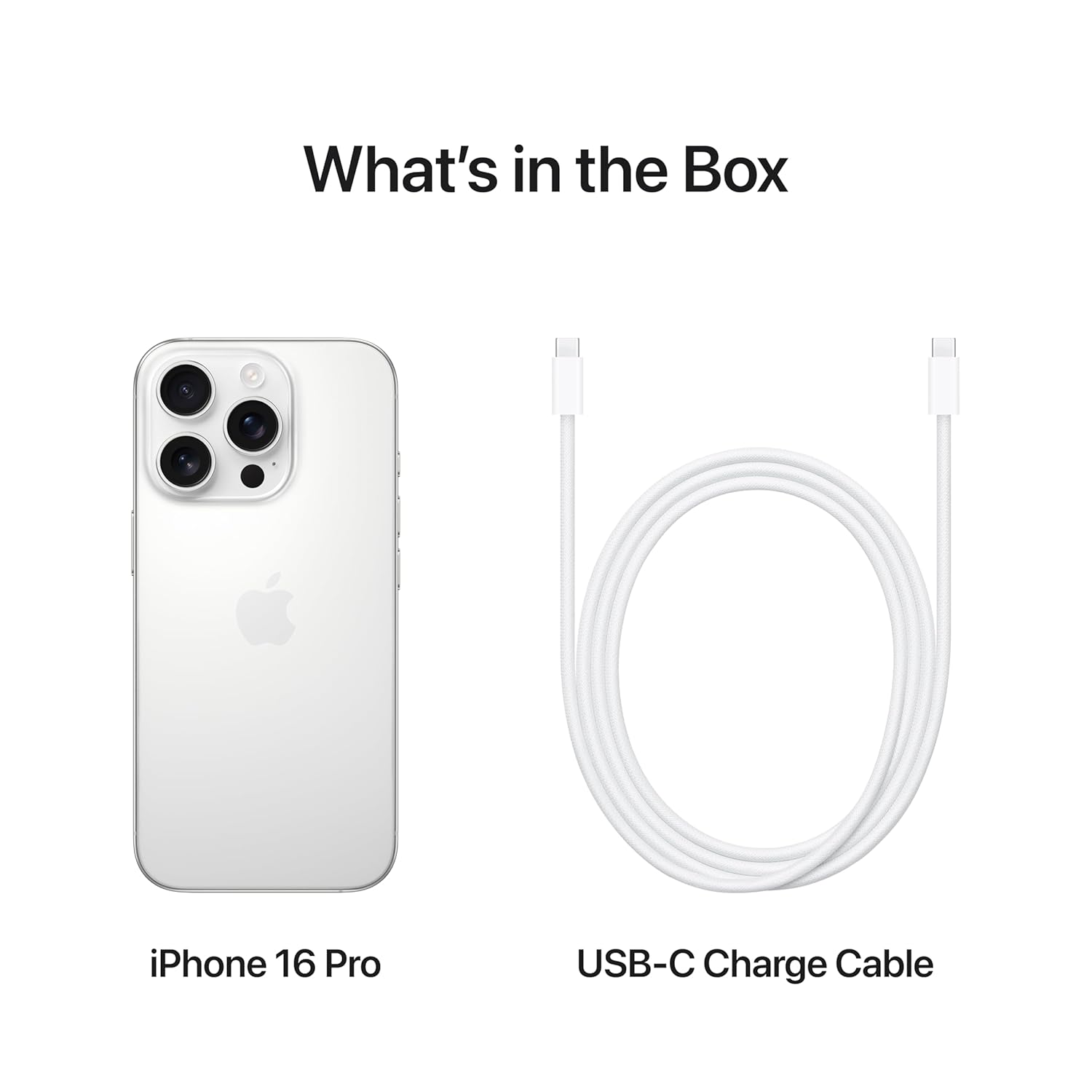 Apple iPhone 16 Pro (White Titanium, 256 GB)