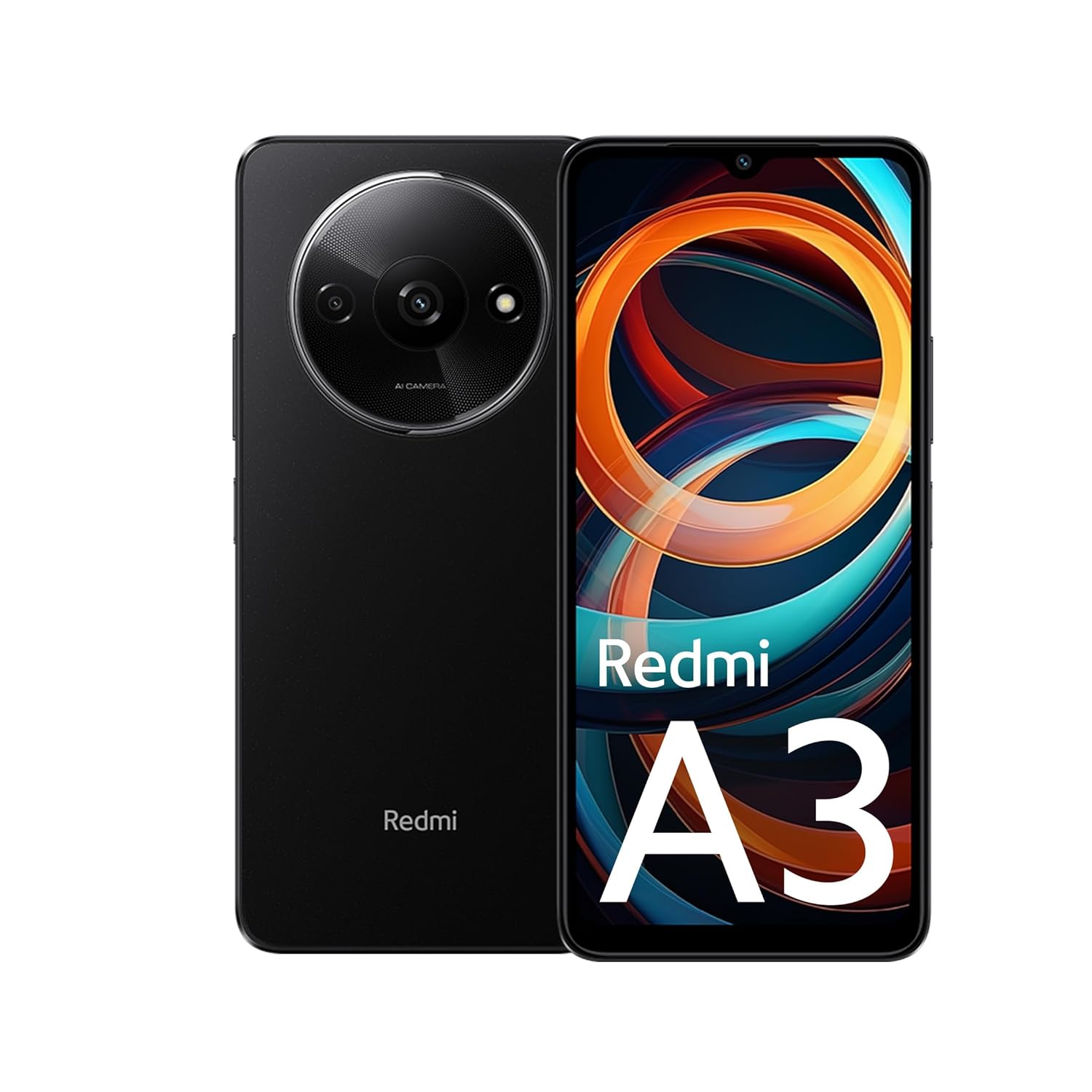 REDMI A3 (Midnight Black, 64 GB)  (3 GB RAM)