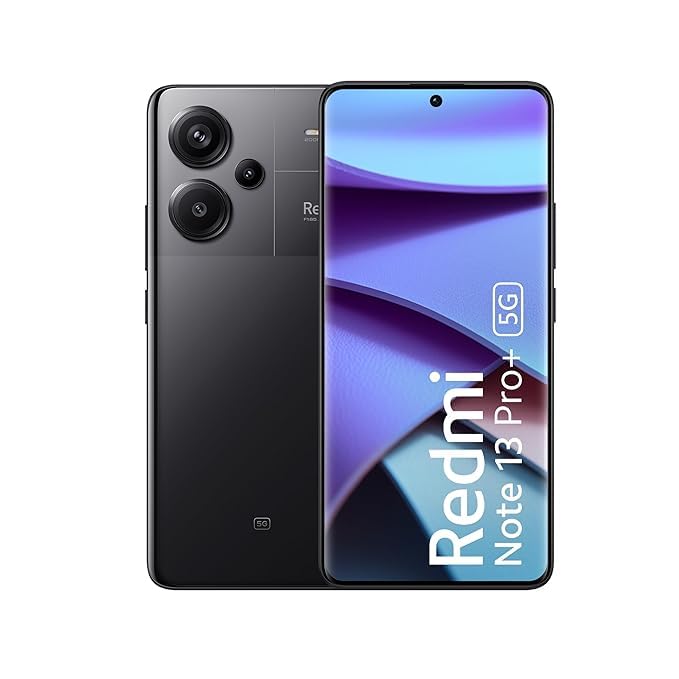 REDMI Note 13 Pro+ 5G (Fusion Black, 256 GB) (12 GB RAM)