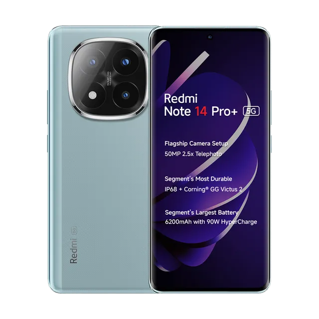 REDMI Note 14 Pro+ 5G (Spectre Blue, 256 GB)  (8 GB RAM)