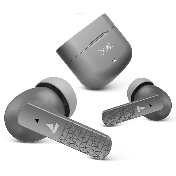 boAt Airdopes 91 Bluetooth  (Mist Grey, True Wireless)