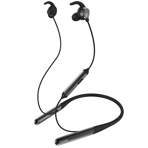 Noise Flair XL with 80hrs of playtime, ESR, Instacharge and Bluetooth v5.2 Bluetooth Gaming  (Jet Black, In the Ear)