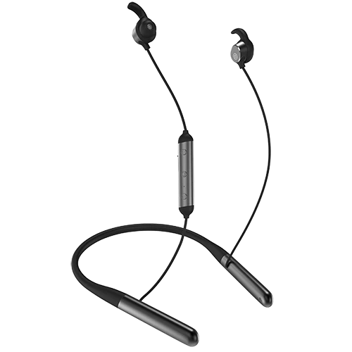 Noise Flair XL with 80hrs of playtime, ESR, Instacharge and Bluetooth v5.2 Bluetooth Gaming  (Jet Black, In the Ear)