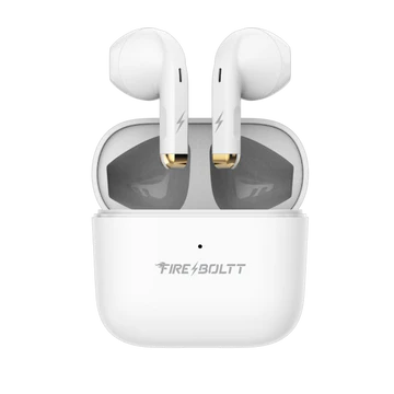 Fire-Boltt Fire Pods Ninja G201 Earbuds TWS IWP HD Calls, Quick Charge 24hrs playback Bluetooth  (White, True Wireless)