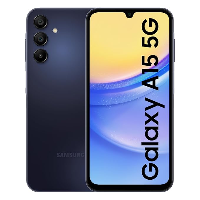 Samsung Galaxy A15 5G (Blue Black, 8GB, 256GB Storage) 