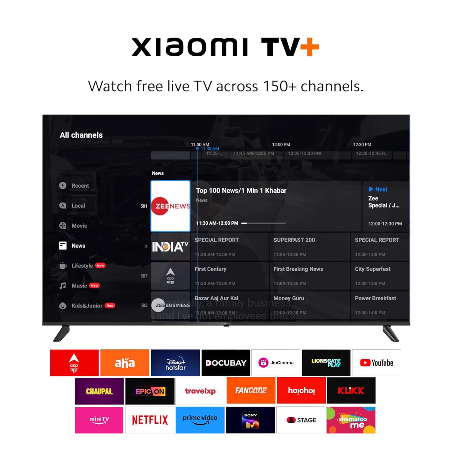 Mi by Xiaomi A Series 80 cm (32 inch) HD Ready LED Smart Google TV 2024 Edition with 200+ Free Channels |Dolby Audio | DTS:HD|DTS Virtual: X| Vivid Picture Engine| Dual Band Wi-Fi| Bluetooth 5.0