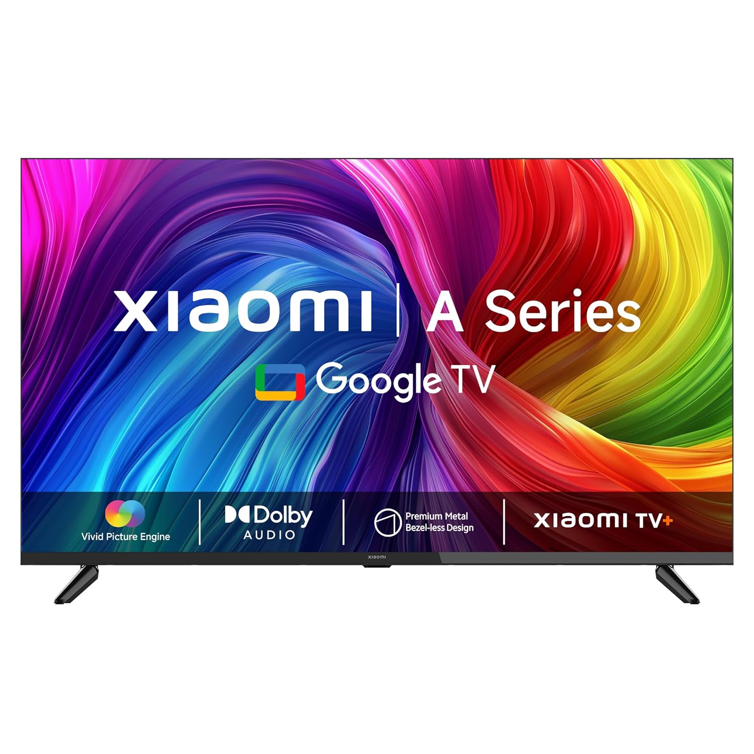 Mi by Xiaomi A Series 80 cm (32 inch) HD Ready LED Smart Google TV 2024 Edition with 200+ Free Channels |Dolby Audio | DTS:HD|DTS Virtual: X| Vivid Picture Engine| Dual Band Wi-Fi| Bluetooth 5.0