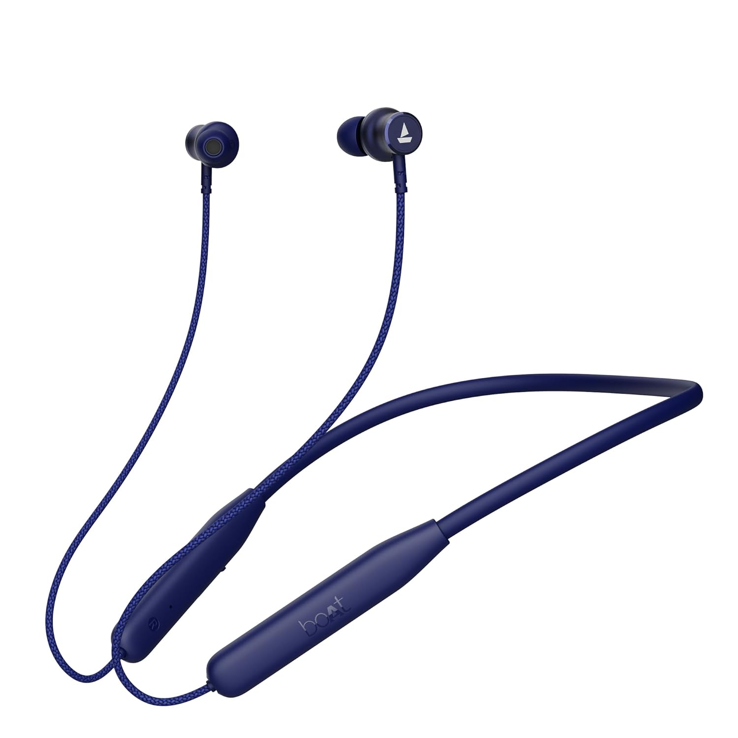 boAt Rockerz 110 with 40 HRS Playback, ENx Technology, Beast Mode & ASAP Charge Bluetooth  (Deep Purple, In the Ear)
