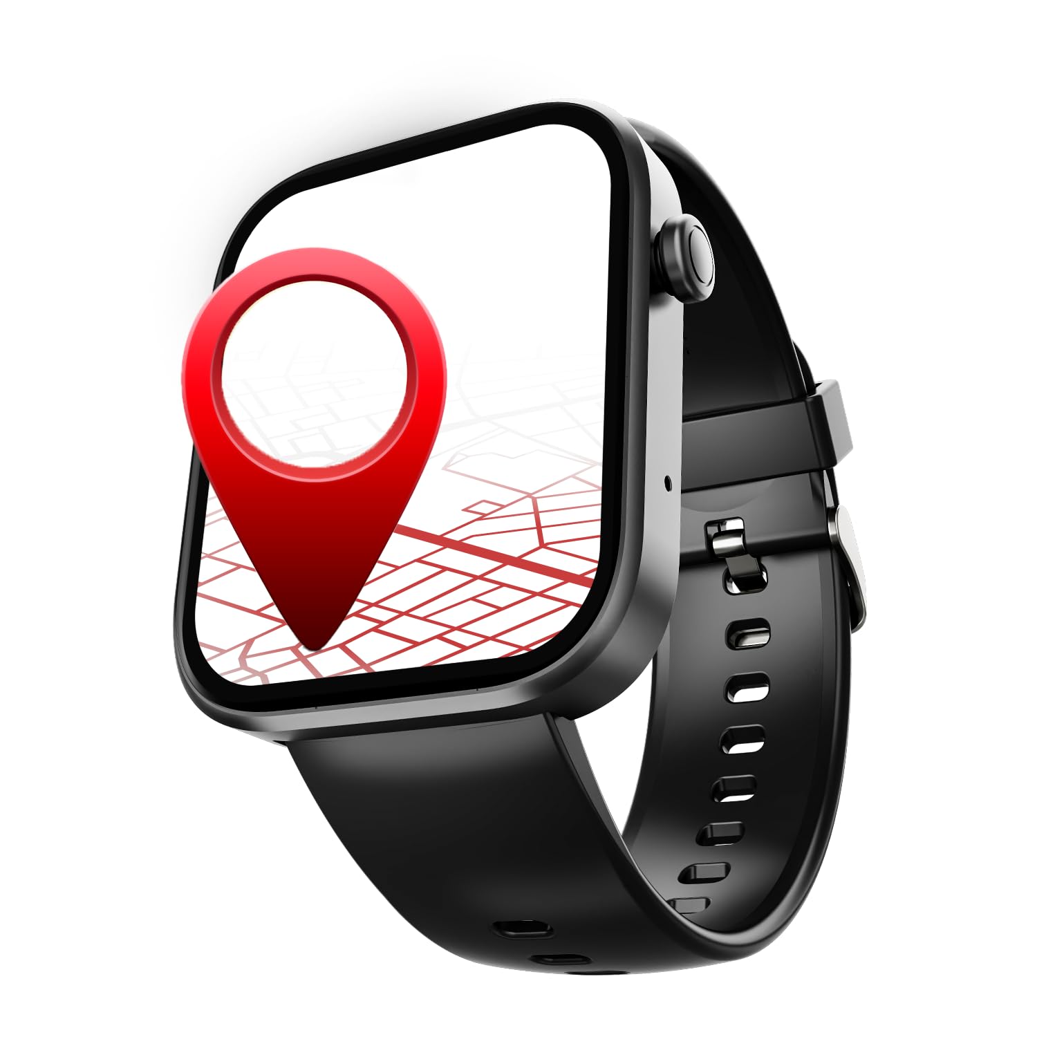 boAt Storm call 3 w/TBT Navigation,Watch Face Studio,1.83''(4.6 cm)HD Display,QR Tray Smartwatch (Active Black Strap, Free Size)