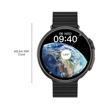 Fire-Boltt Cyclone 40.6mm (1.6) Round Display, Motion Sensor Gaming, APP Enabled GPS Sports Smartwatch  (Active Black Strap, Onesize)