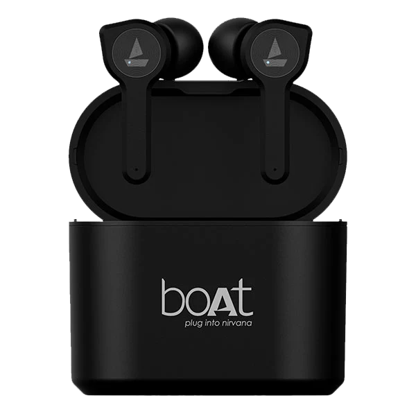 boAt Airdopes 402 Bluetooth Truly Wireless in Ear Earbuds with Mic (Active Black)
