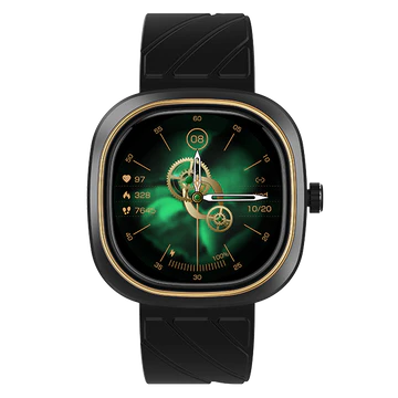 Fire-Boltt Collide 33.5mm (1.32) Smartwatch, Bluetooth Calling & Body Shielding Metal Paint Smartwatch  (Matte Black Strap, Free Size)