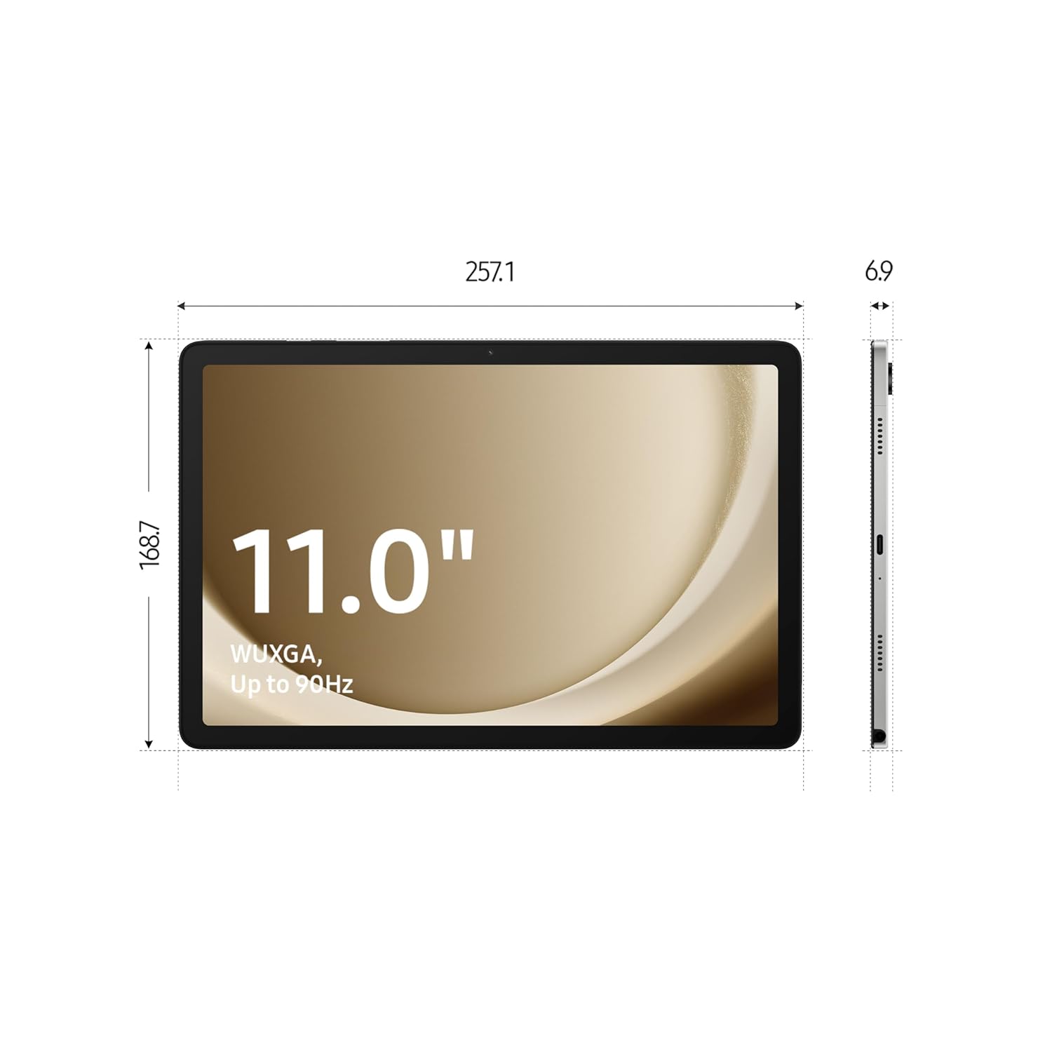 Samsung Galaxy Tab A9+ 27.94 cm (11.0 inch) Display, RAM 8 GB, ROM 128 GB Expandable, Wi-Fi Tablet, Gray