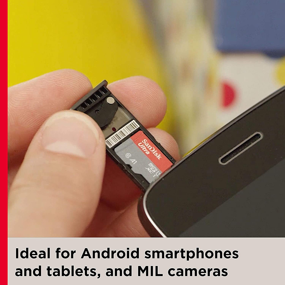 SanDisk Ultra 128 GB MicroSDXC Class 10 140 MB/s Memory Card
