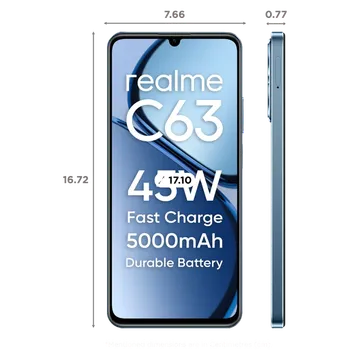realme C63 (Leather Blue, 64 GB)  (4 GB RAM)