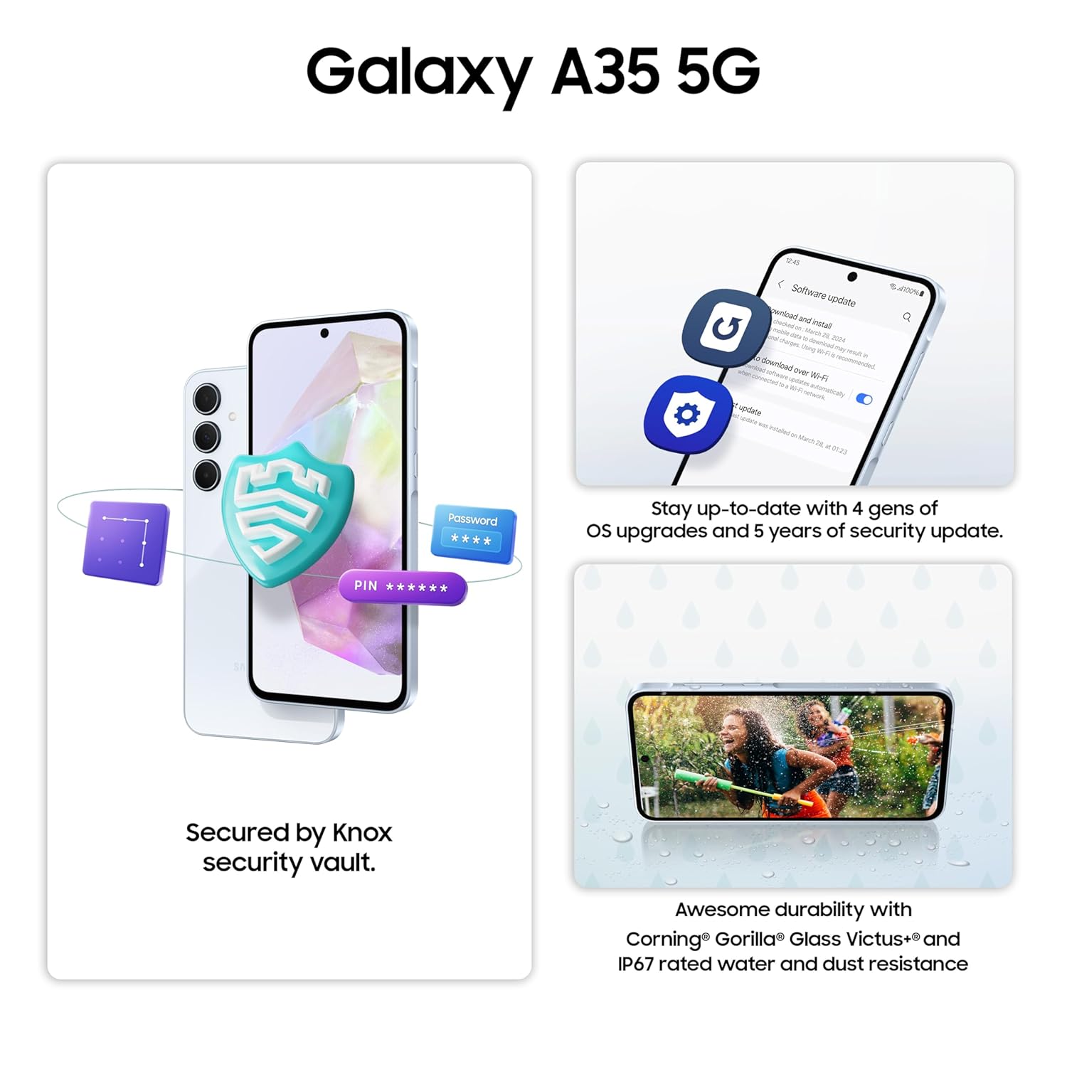 SAMSUNG Galaxy A35 5G (Awesome Navy, 256 GB)  (8 GB RAM)