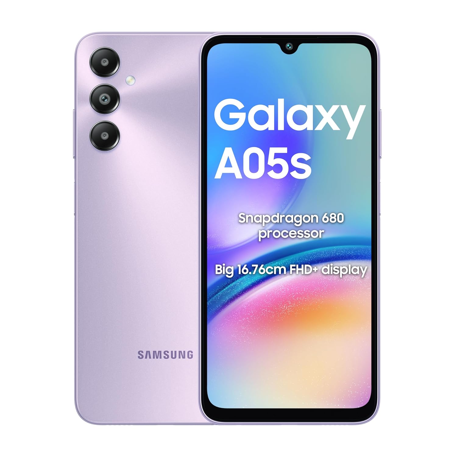 SAMSUNG Galaxy A05s (Light Violet, 128 GB)  (4 GB RAM)
