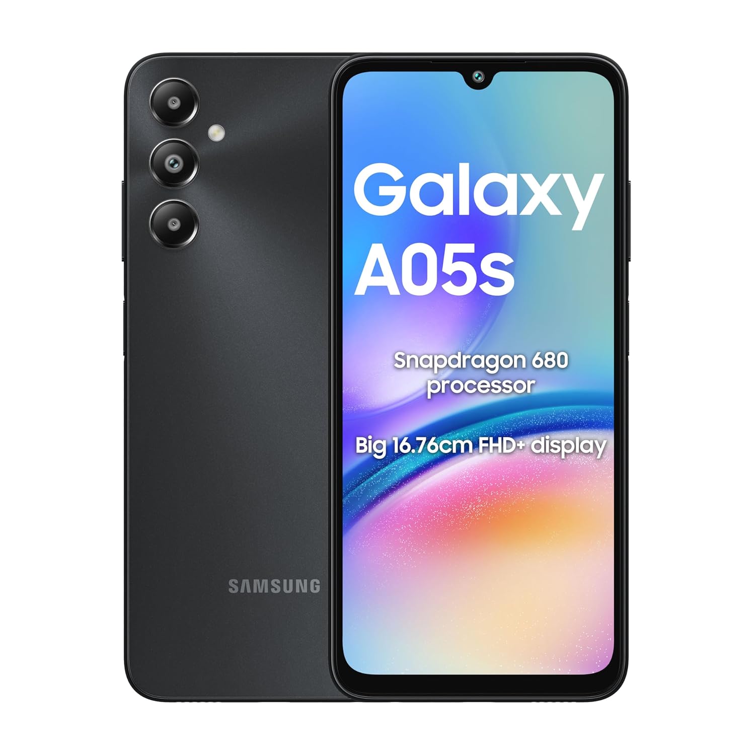 SAMSUNG Galaxy A05s (Black, 128 GB)  (6 GB RAM)