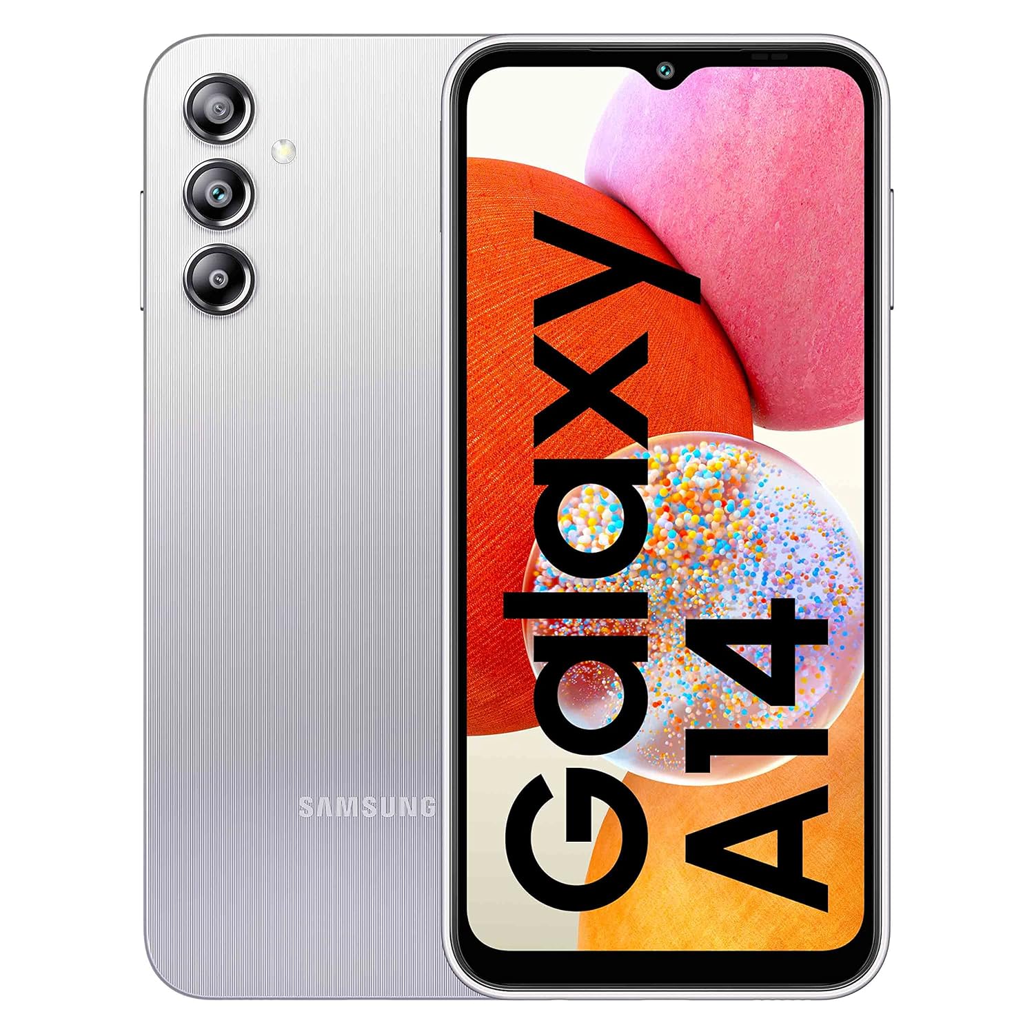 SAMSUNG Galaxy A14 (Silver, 64 GB)  (4 GB RAM)