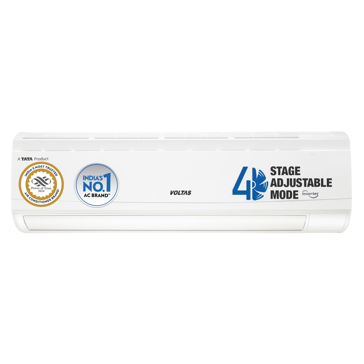 Voltas 1.5 ton 5 Star, Inverter Split AC (Copper, 4-in-1 Adjustable Mode, Anti-dust Filter, 185V Vectra CAR, White)