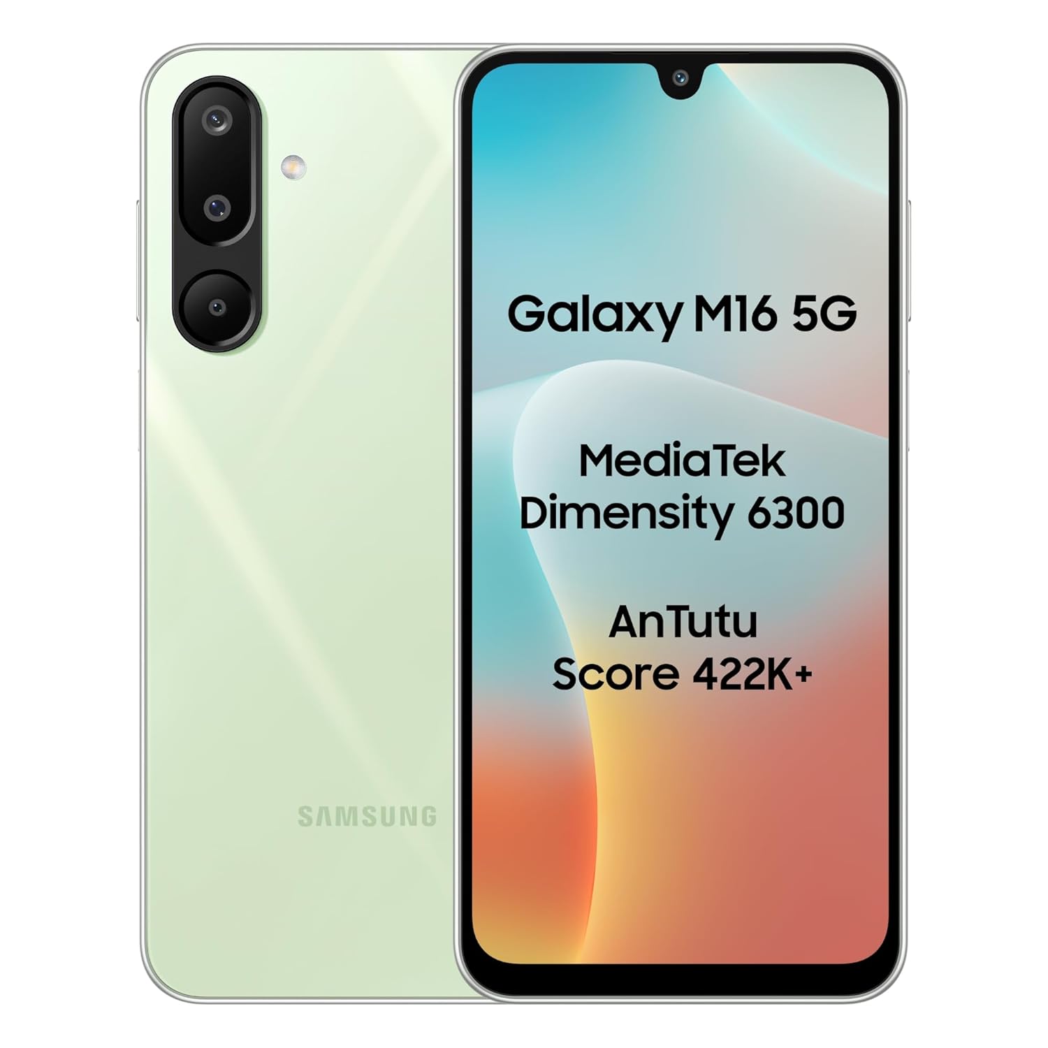 SAMSUNG Galaxy M16 5G (Mint Green, 128 GB)  (6 GB RAM)