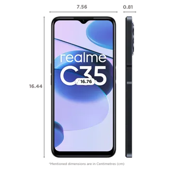 realme C35 (Glowing Black, 128 GB)  (6 GB RAM)