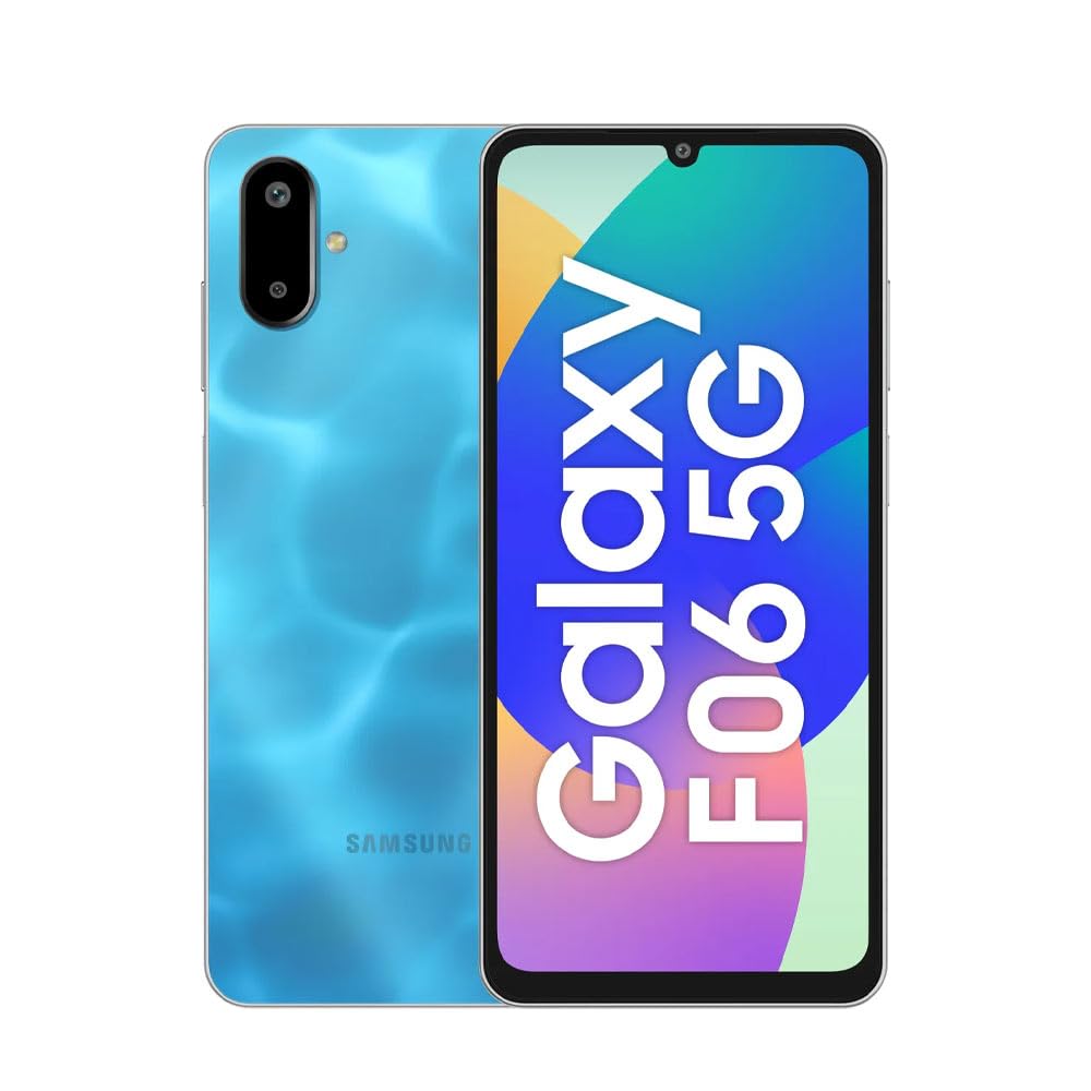 SAMSUNG Galaxy F06 5G (Bahama Blue, 128 GB)  (6 GB RAM)